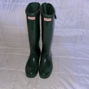 Hunter Original Tall Rain Boot Green